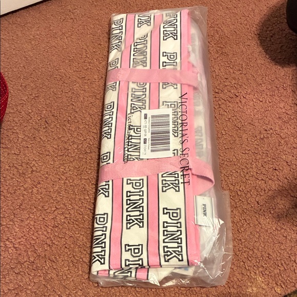 PINK Victoria's Secret Pink & White Tote Bag - Picture 2 of 4